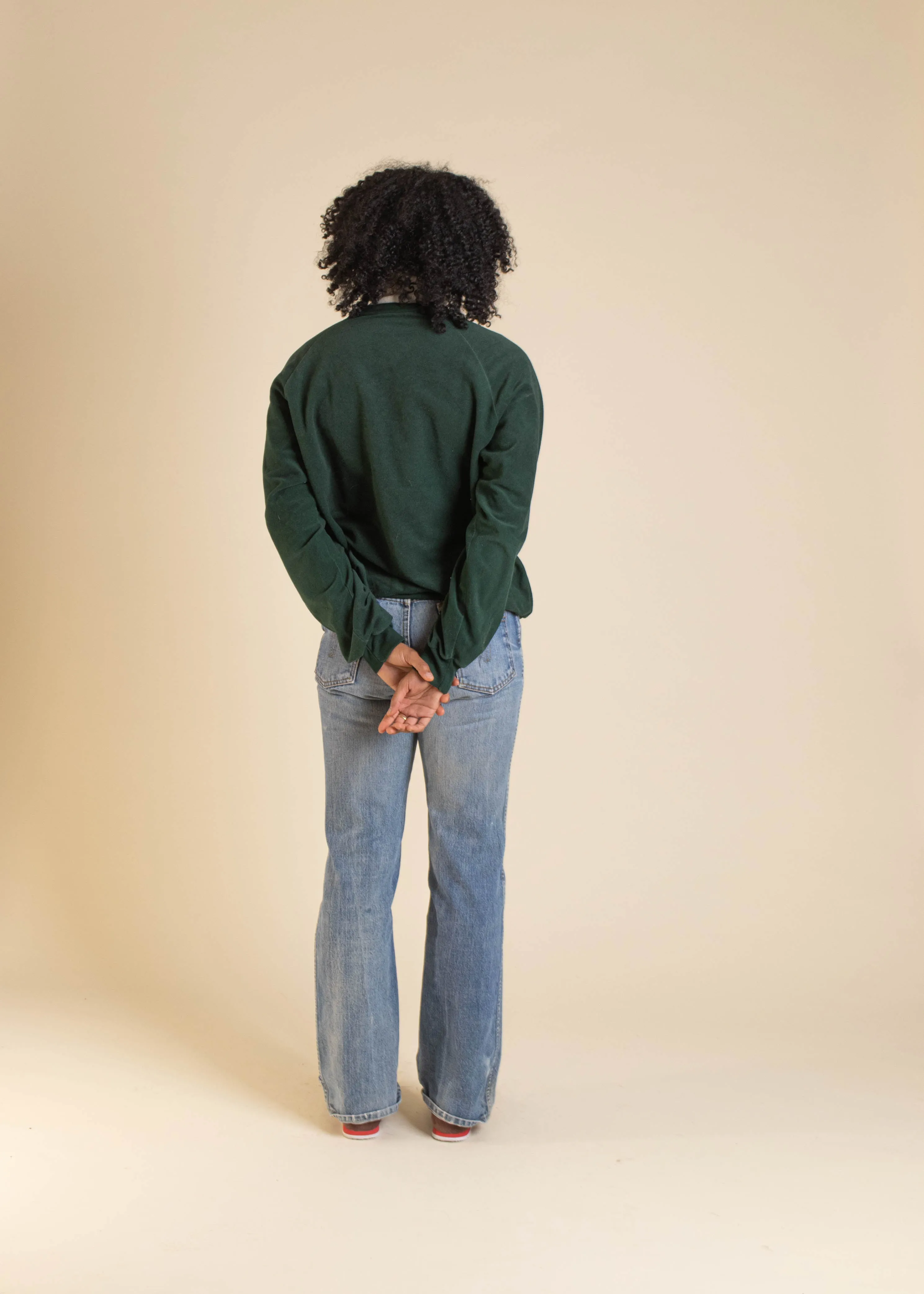 1970s Lee Velour Long Sleeve Shirt Size M/L