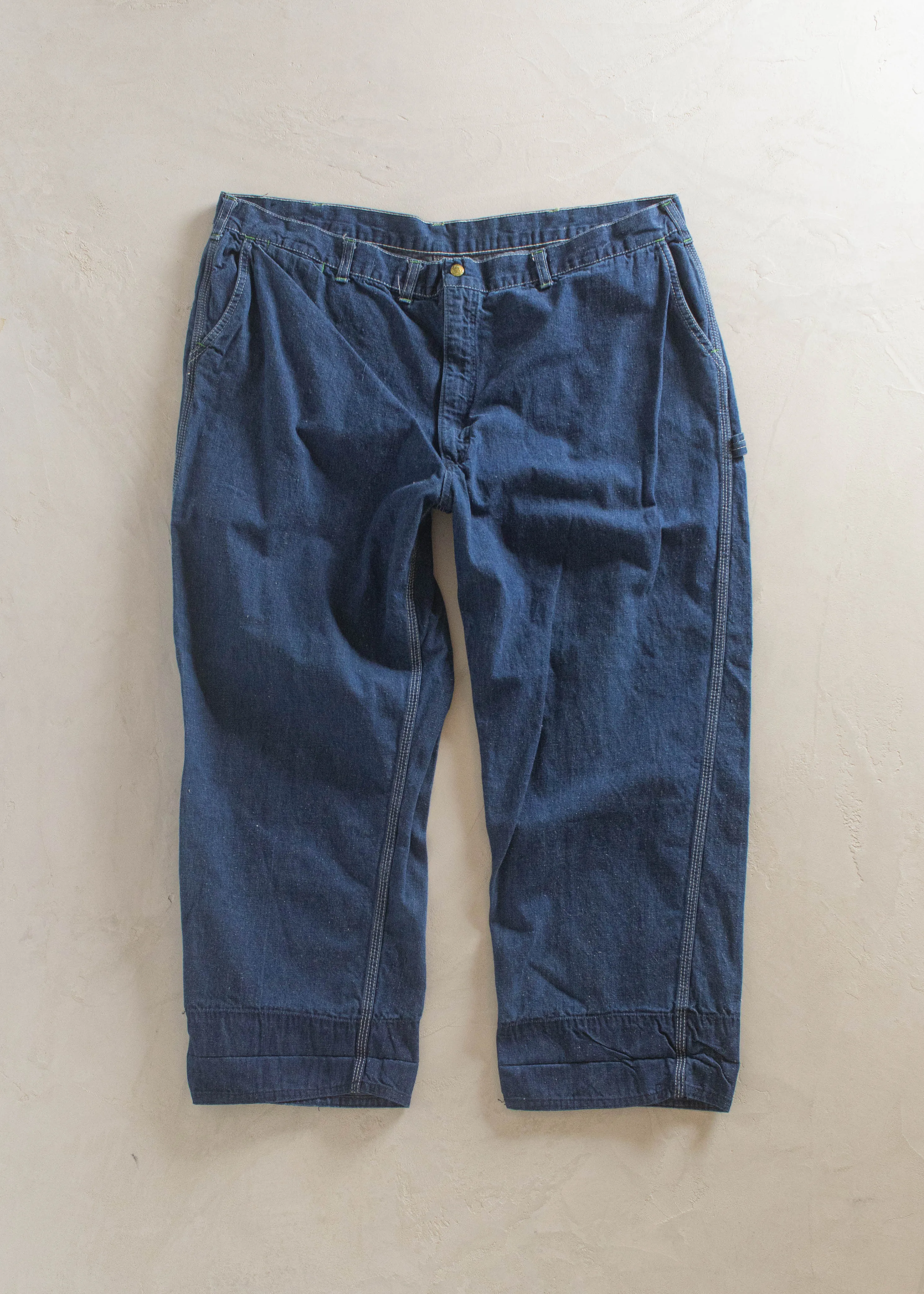 1970s Union Made OshKosh Denim Carpenter Pants Size Women's 44 Men's 46