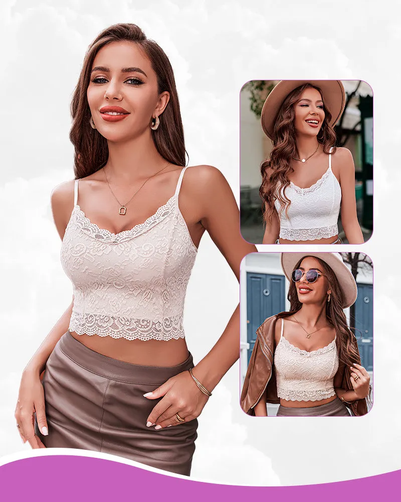 2 Pack Lace Spaghetti Strap Tank Top