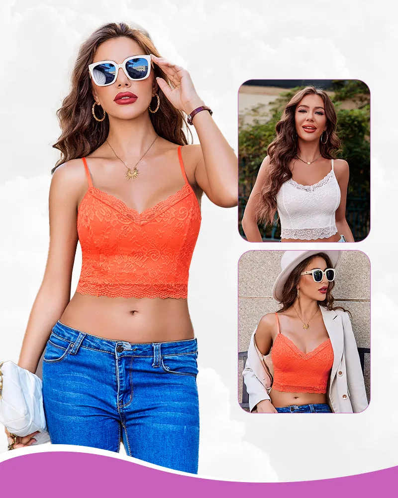 2 Pack Lace Spaghetti Strap Tank Top