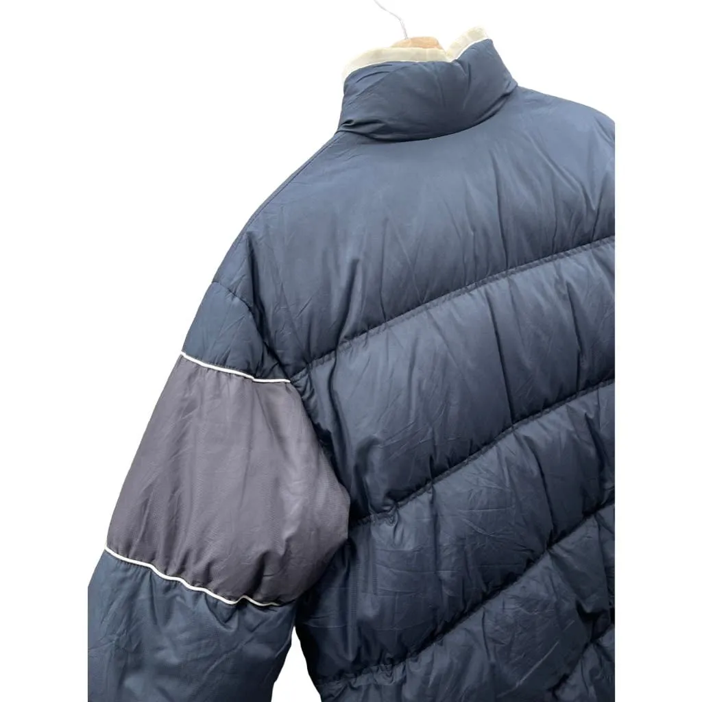2000's Nike Men's Two-Tone Reversible Quilted Down Puffer Jacket