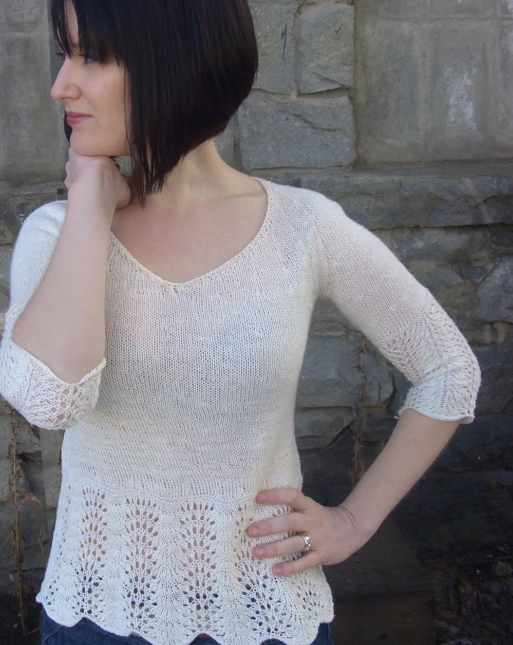 #337 Spring Lace Top