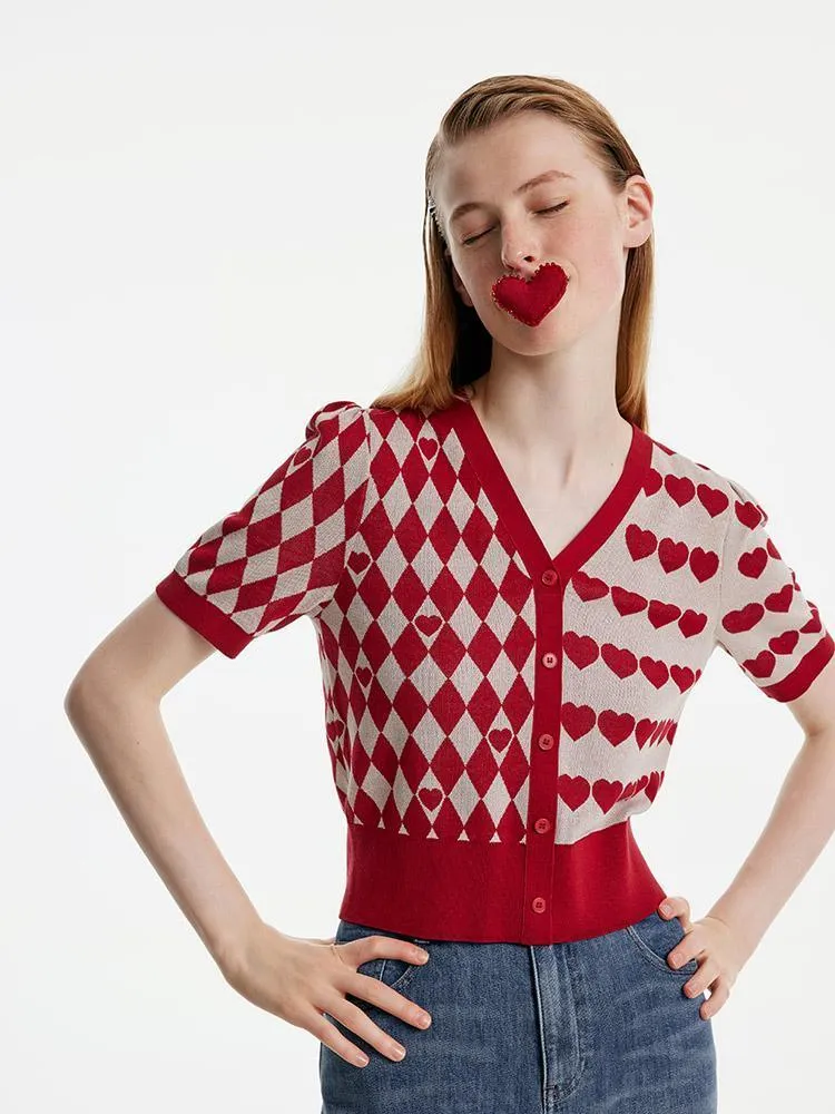 Acetate Cotton Knit Top