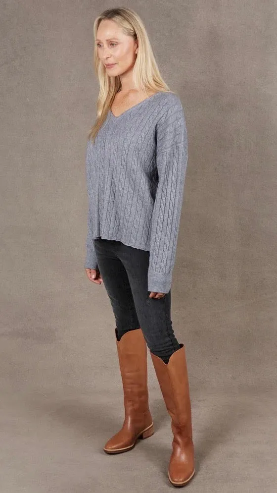 Alawa Cable Knit Smoke