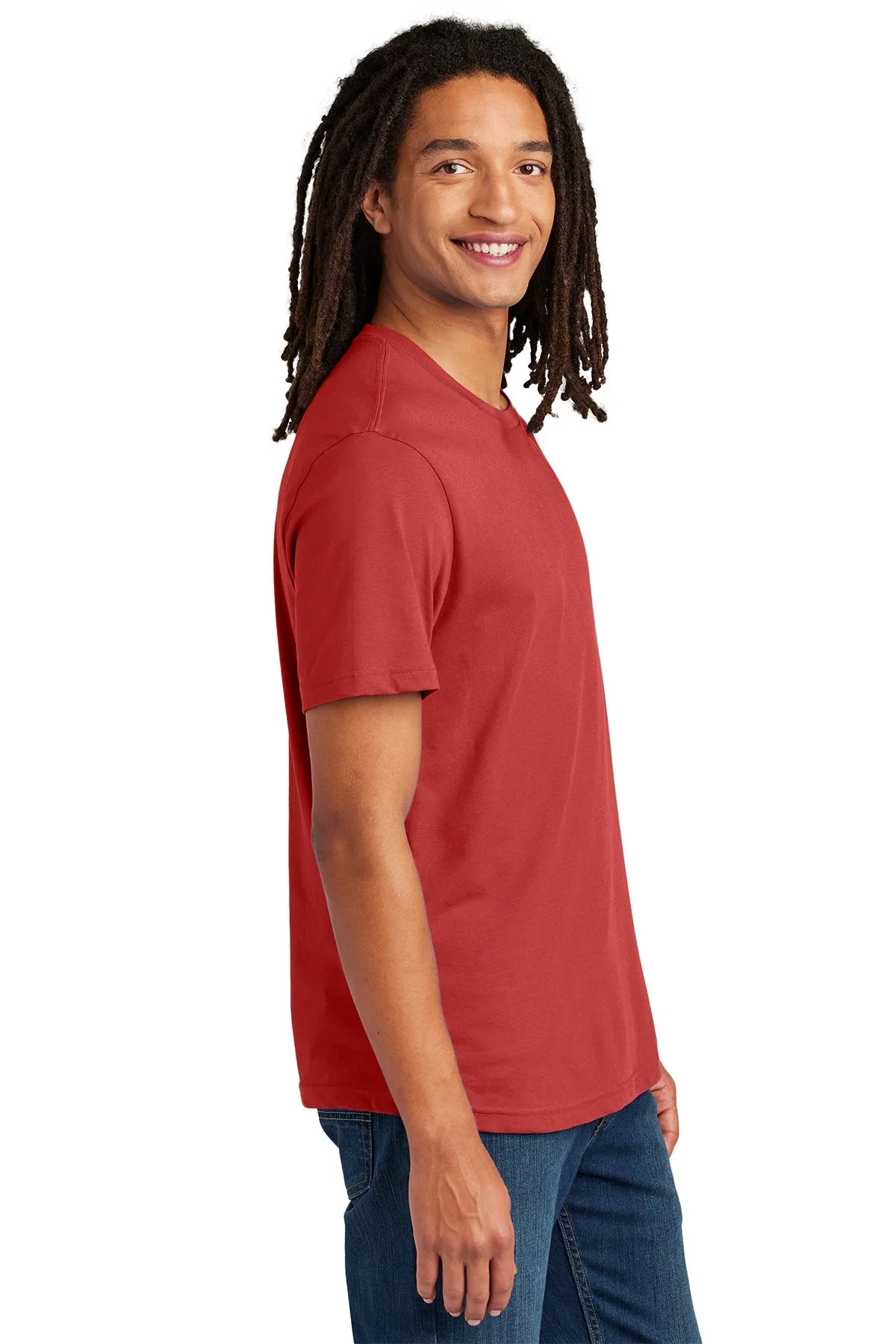 Allmade Unisex Heavyweight Recycled Cotton Custom Tee's, Beet Red