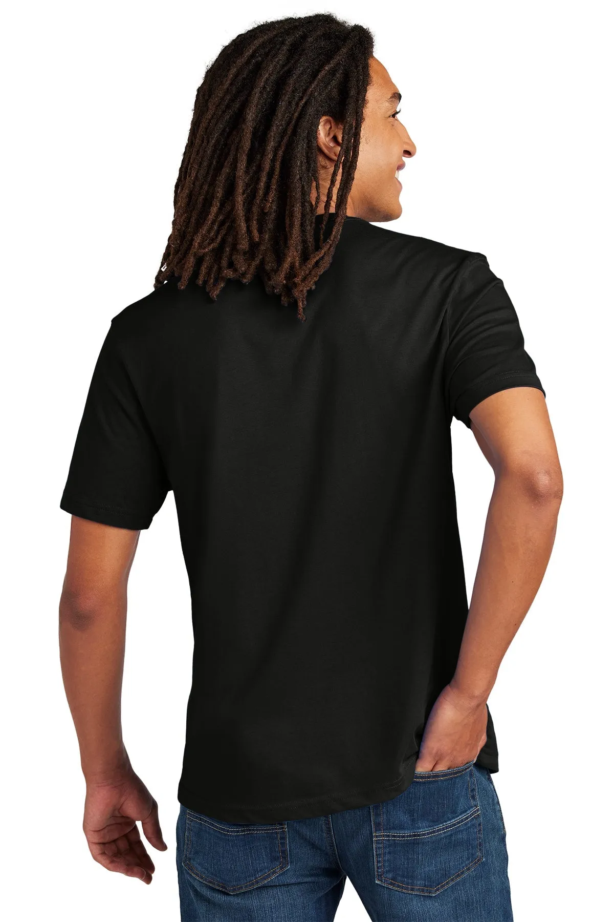 Allmade Unisex Heavyweight Recycled Cotton Custom Tee's, Deep Black