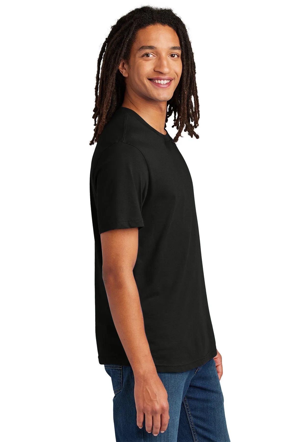 Allmade Unisex Heavyweight Recycled Cotton Custom Tee's, Deep Black