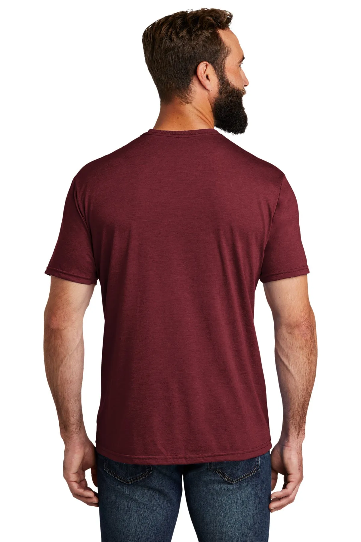 Allmade Unisex Tri-Blend Custom Tee, Vino Red