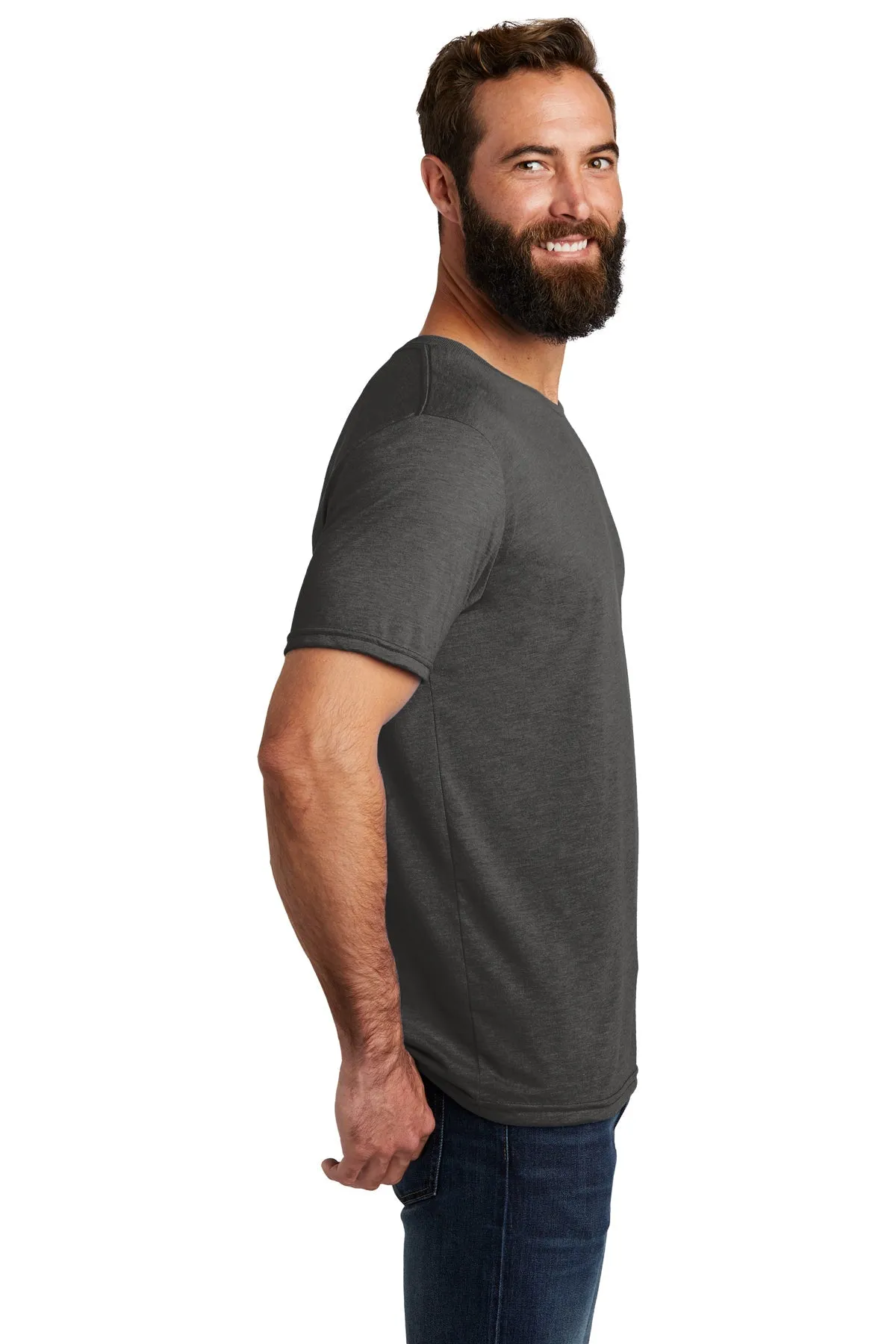Allmade Unisex Tri-Blend Customized Tee, Space Black
