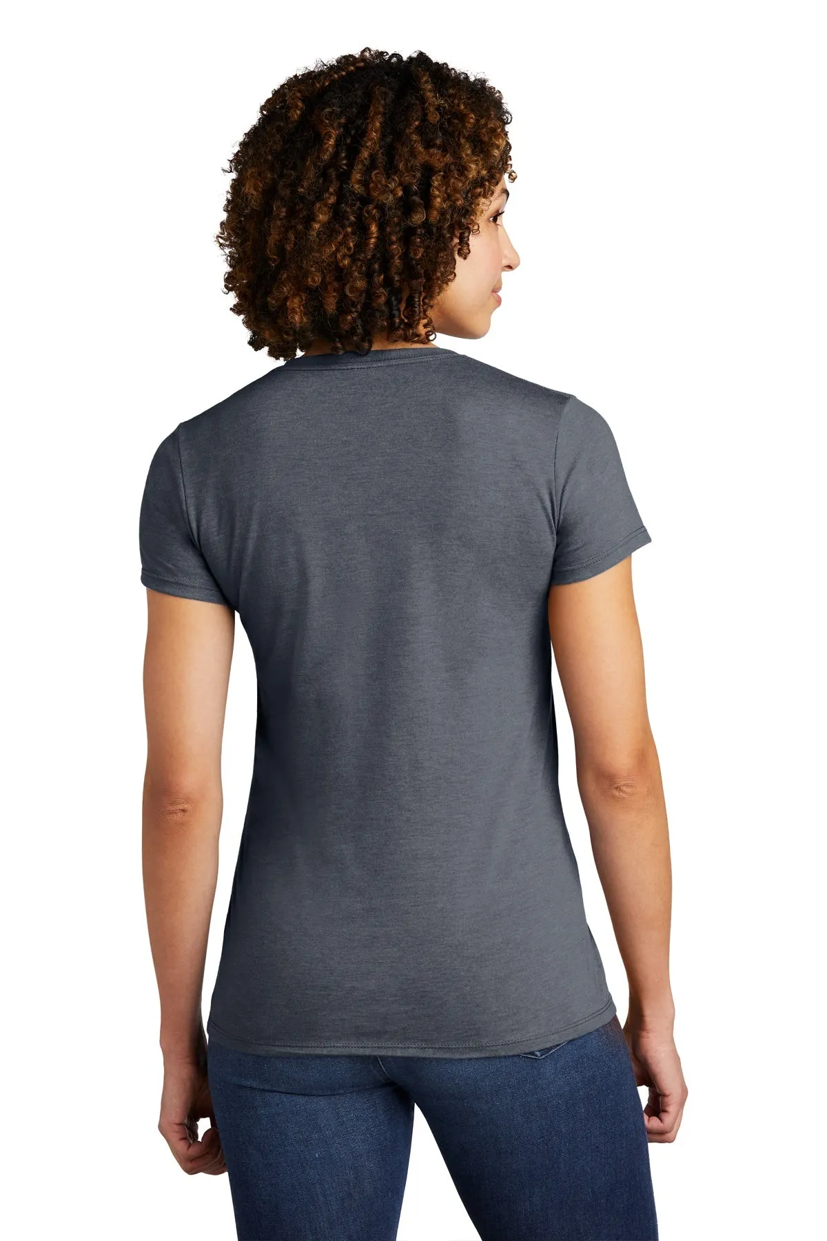 Allmade Women's Tri-Blend Branded Tee, Rebel Blue