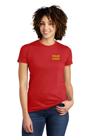 Allmade Women's Tri-Blend Customized Tee, Rise Up Red