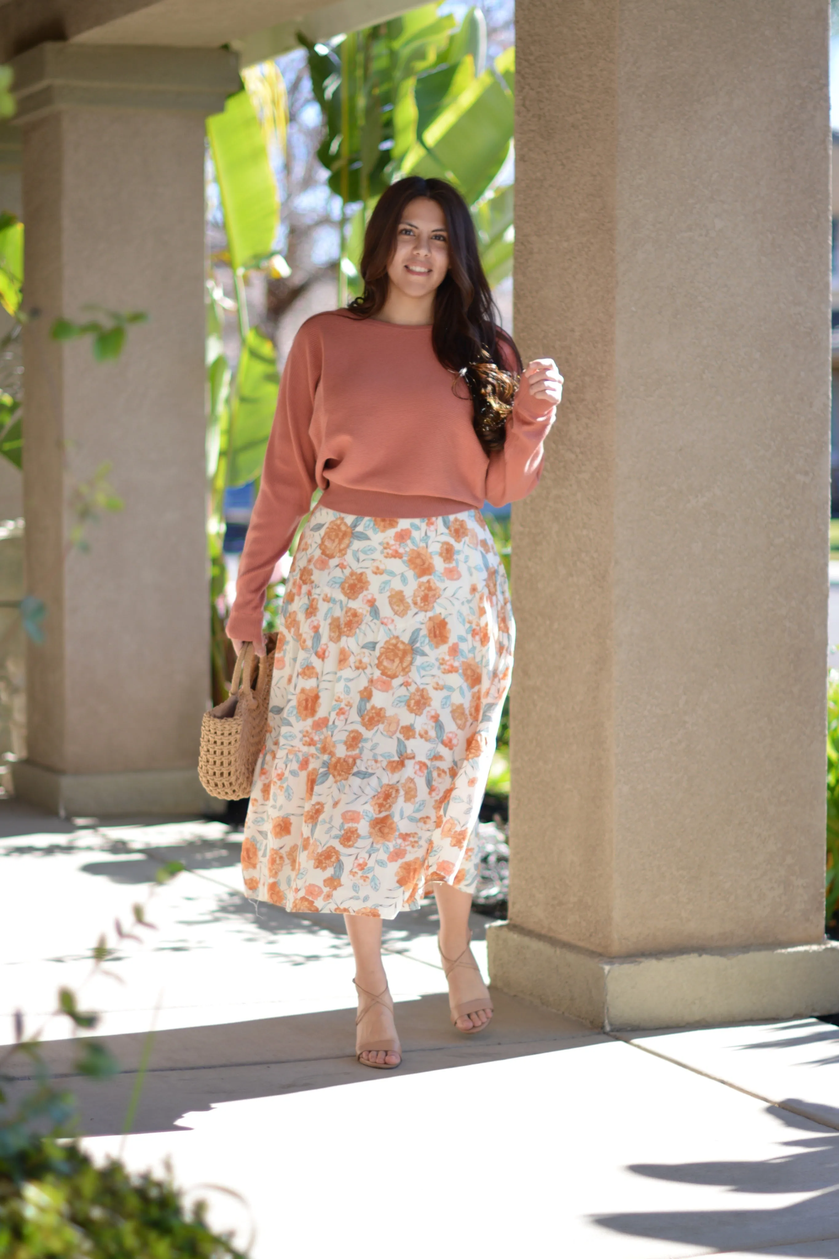 Alondra Terra Cotta Knit Top