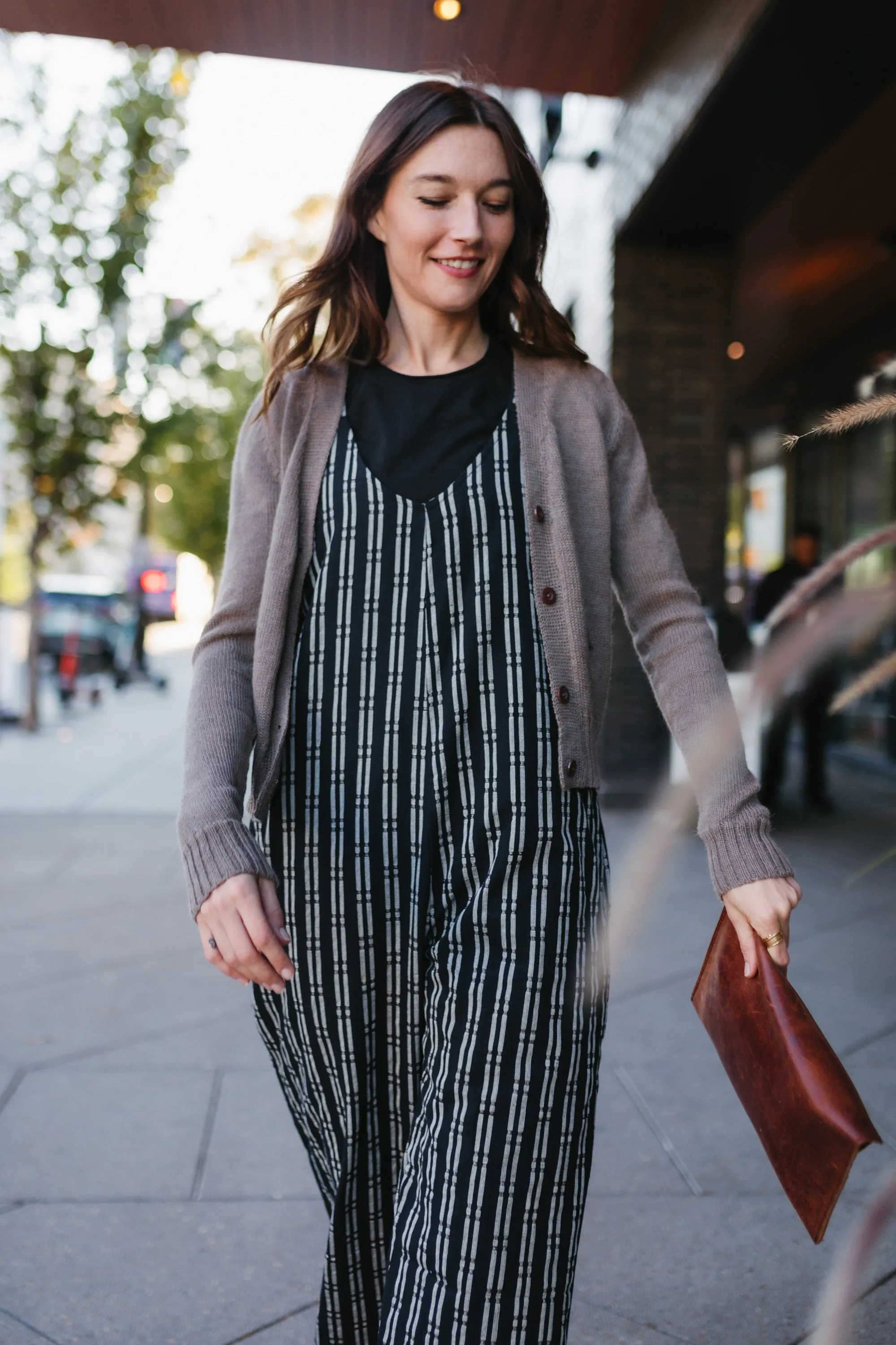 Alpaca Robbi Cardigan Sweater in Beige - Pre-Order 2/30