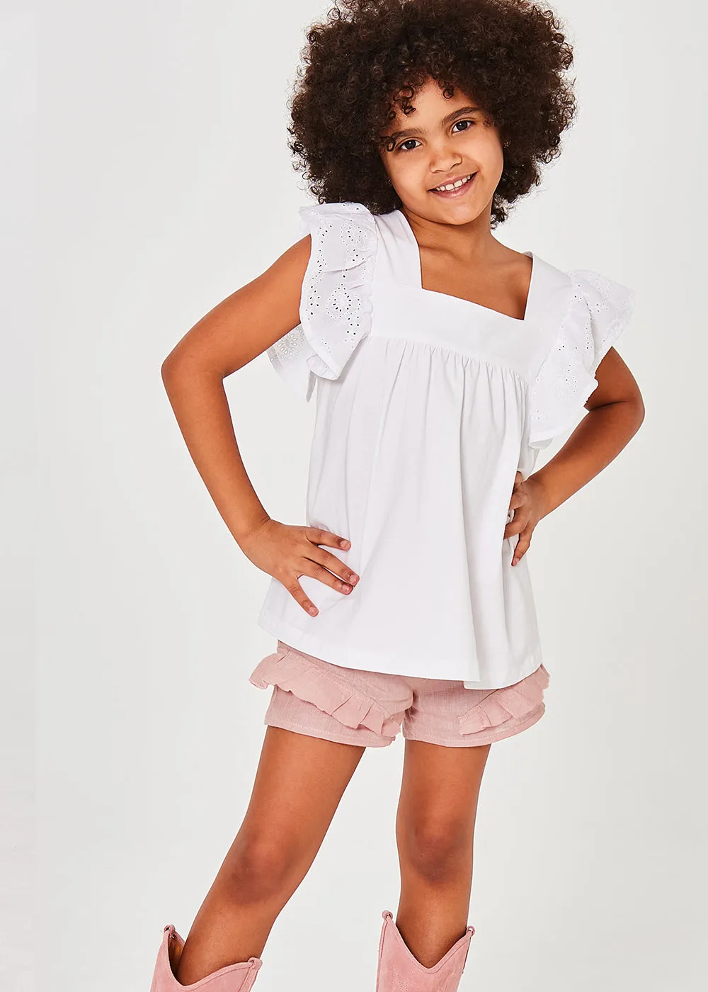 Angel Ruffle Blouse