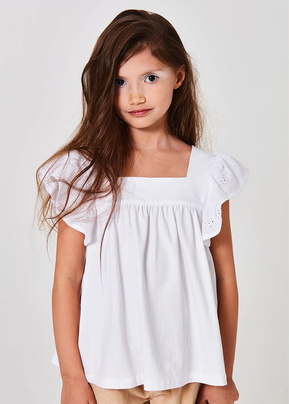 Angel Ruffle Blouse