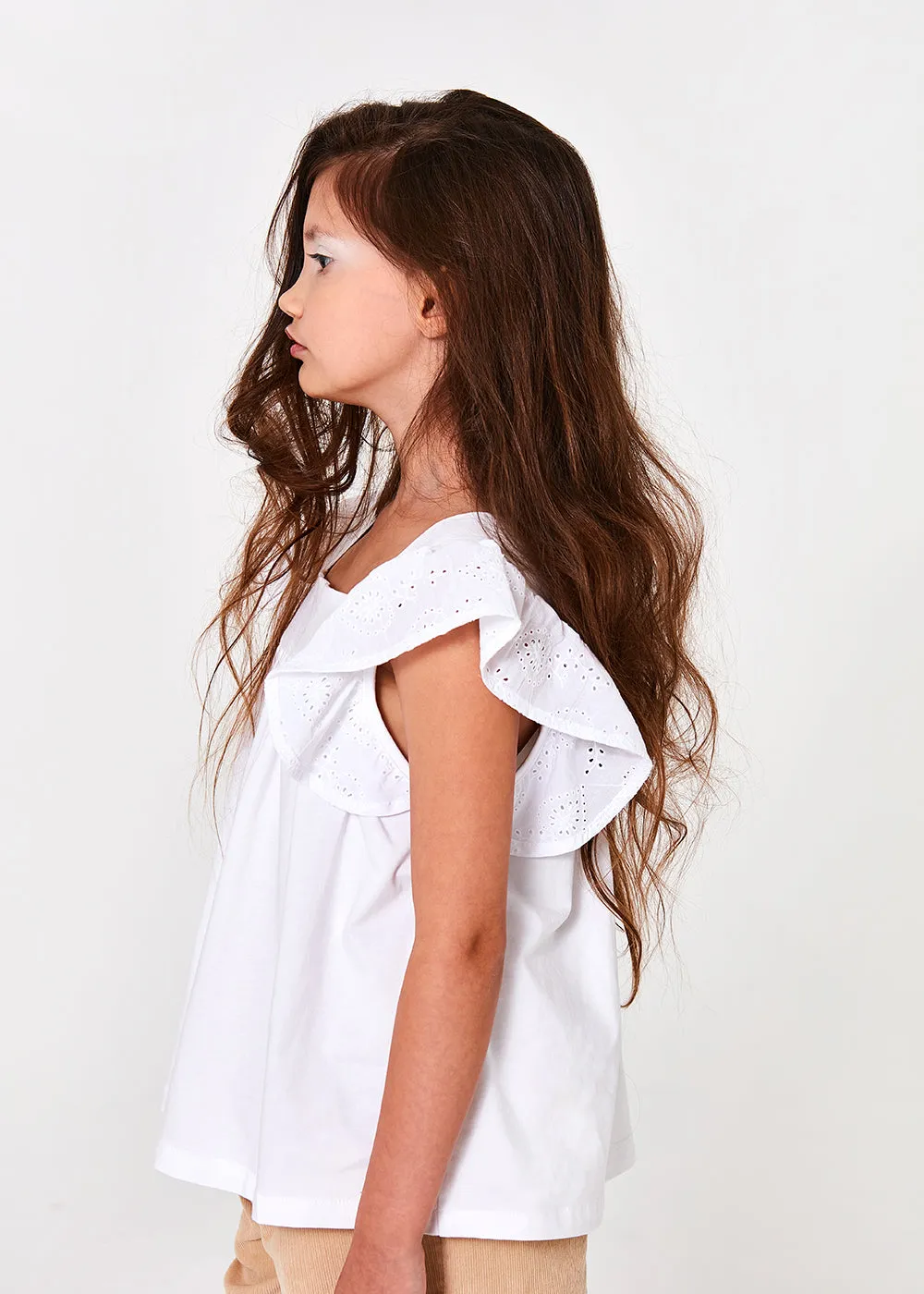 Angel Ruffle Blouse