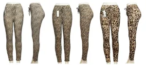 Animal Printed Pull On Casual Pants