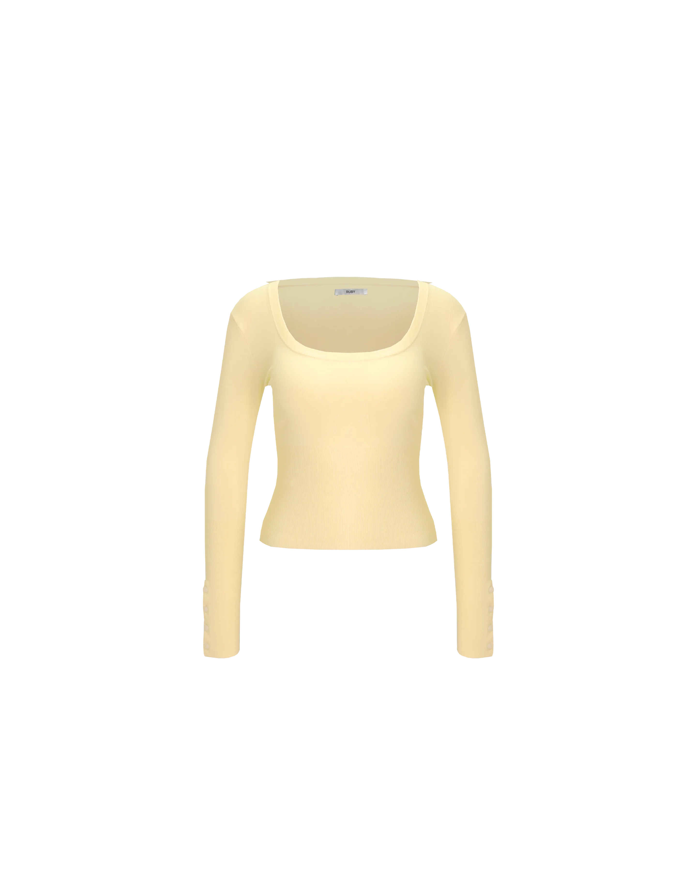 ANNA KNIT TOP BUTTER