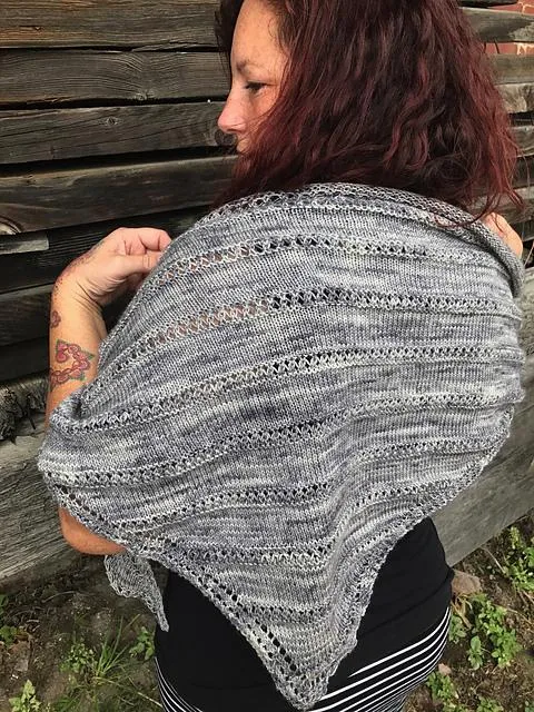 Anthra shawl pattern