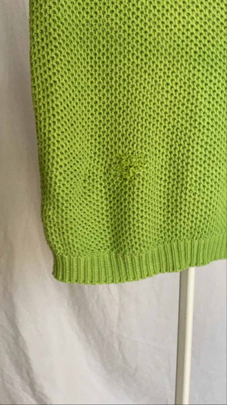 Apple Green Knit Tank - M/L