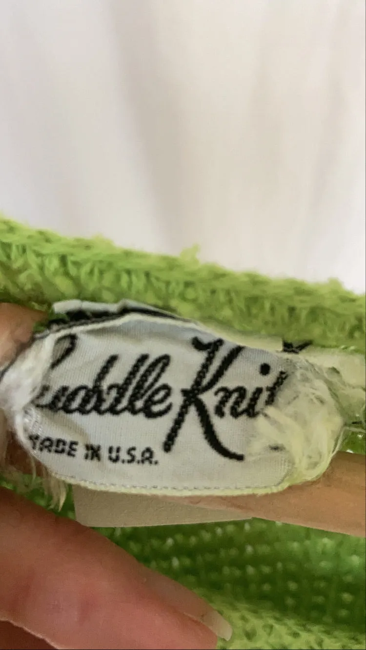 Apple Green Knit Tank - M/L