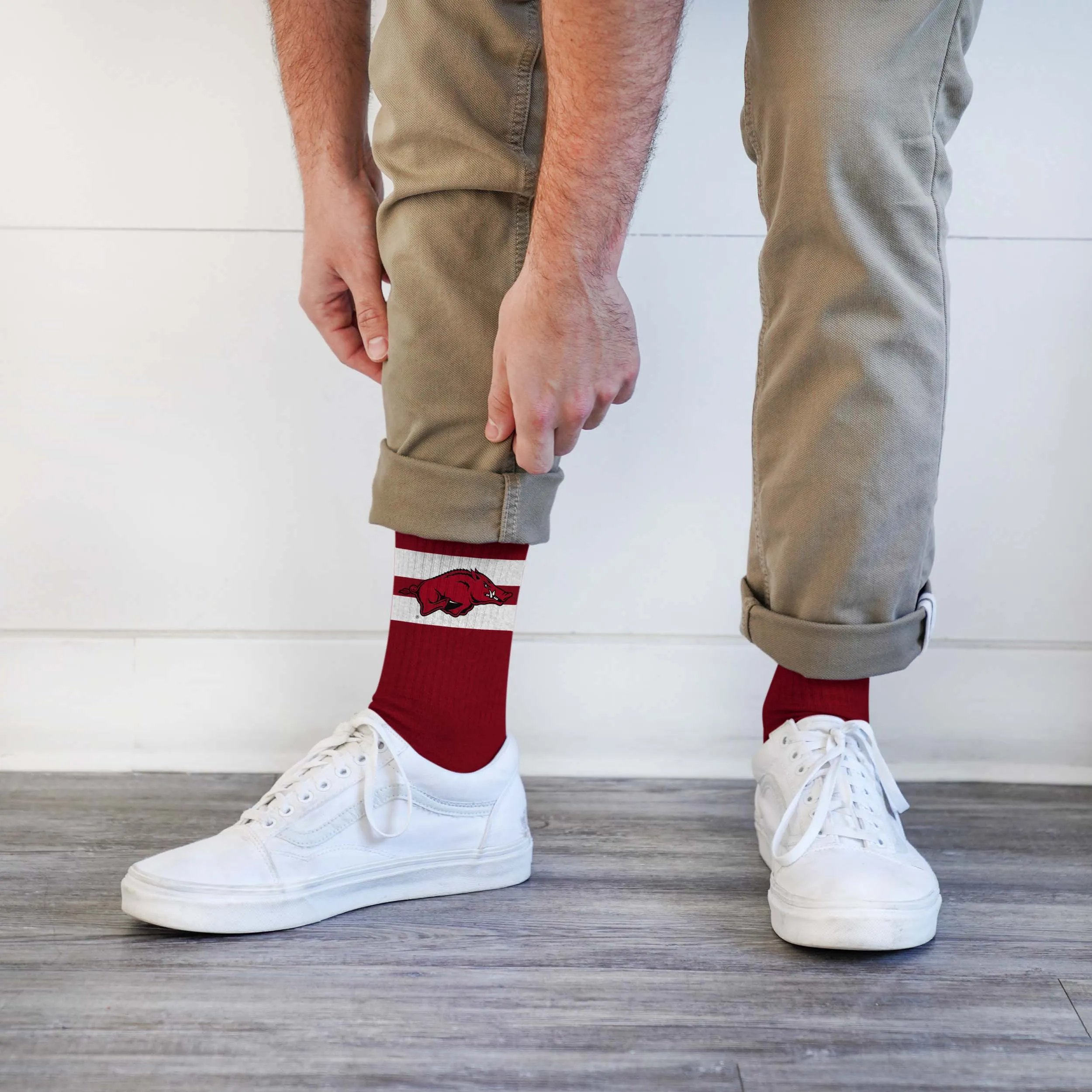 Arkansas Razorbacks Legend Premium Crew Socks