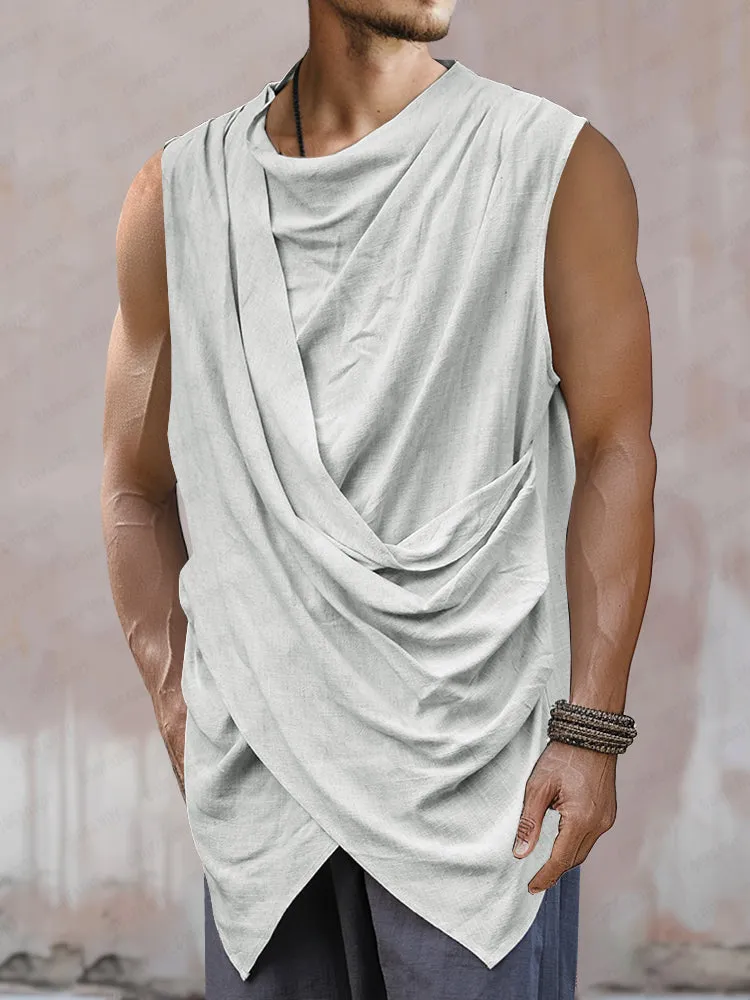 Artistic Drape Sleeveless Top