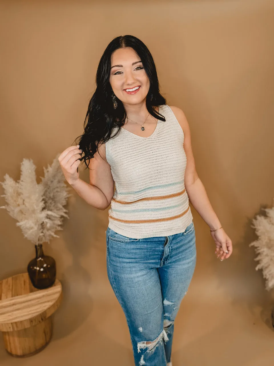 As Good As Ever Knit Sweater Tank - Shell