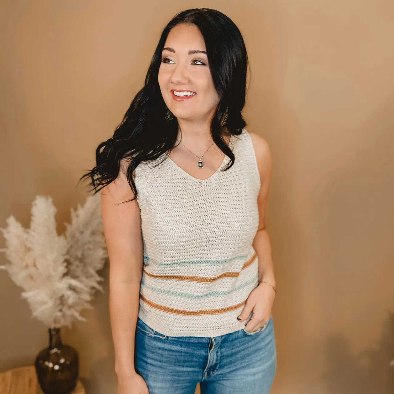 As Good As Ever Knit Sweater Tank - Shell