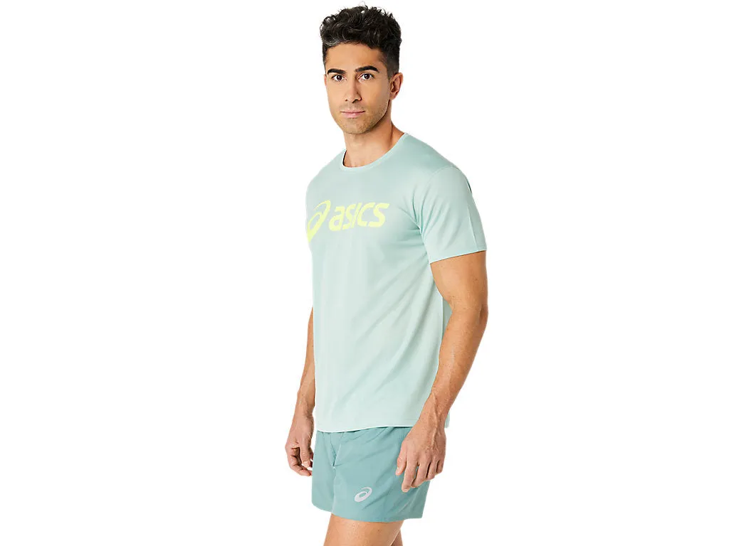 ASICS MEN'S LOGO CELADON TEE