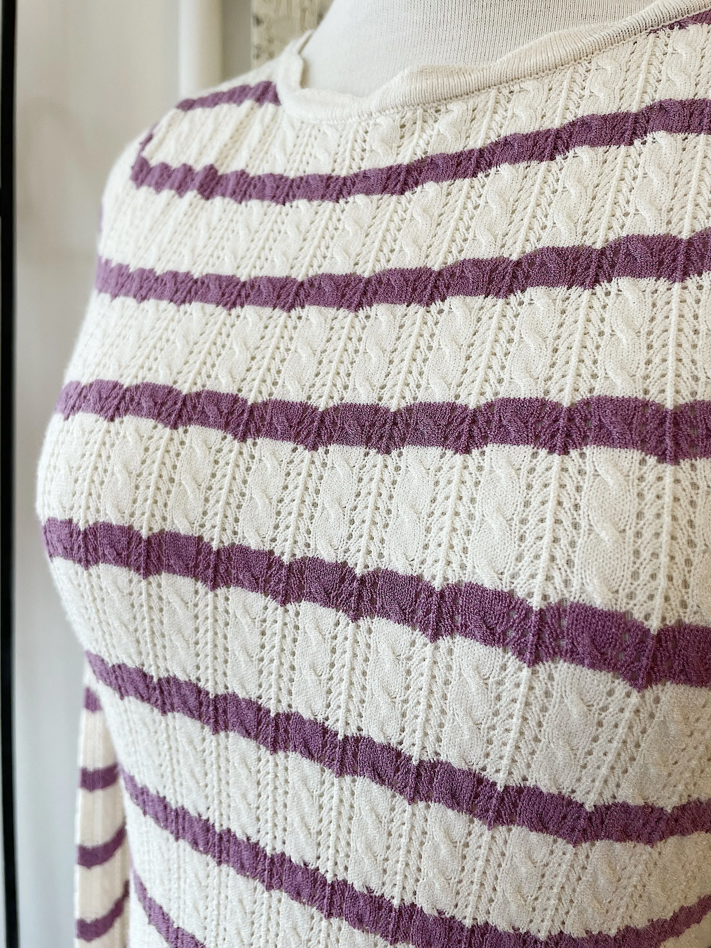 Atelier Reve // Fanto Top Purple Stripe
