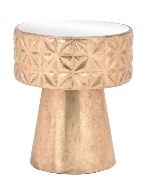 Aztec Side Table Gold
