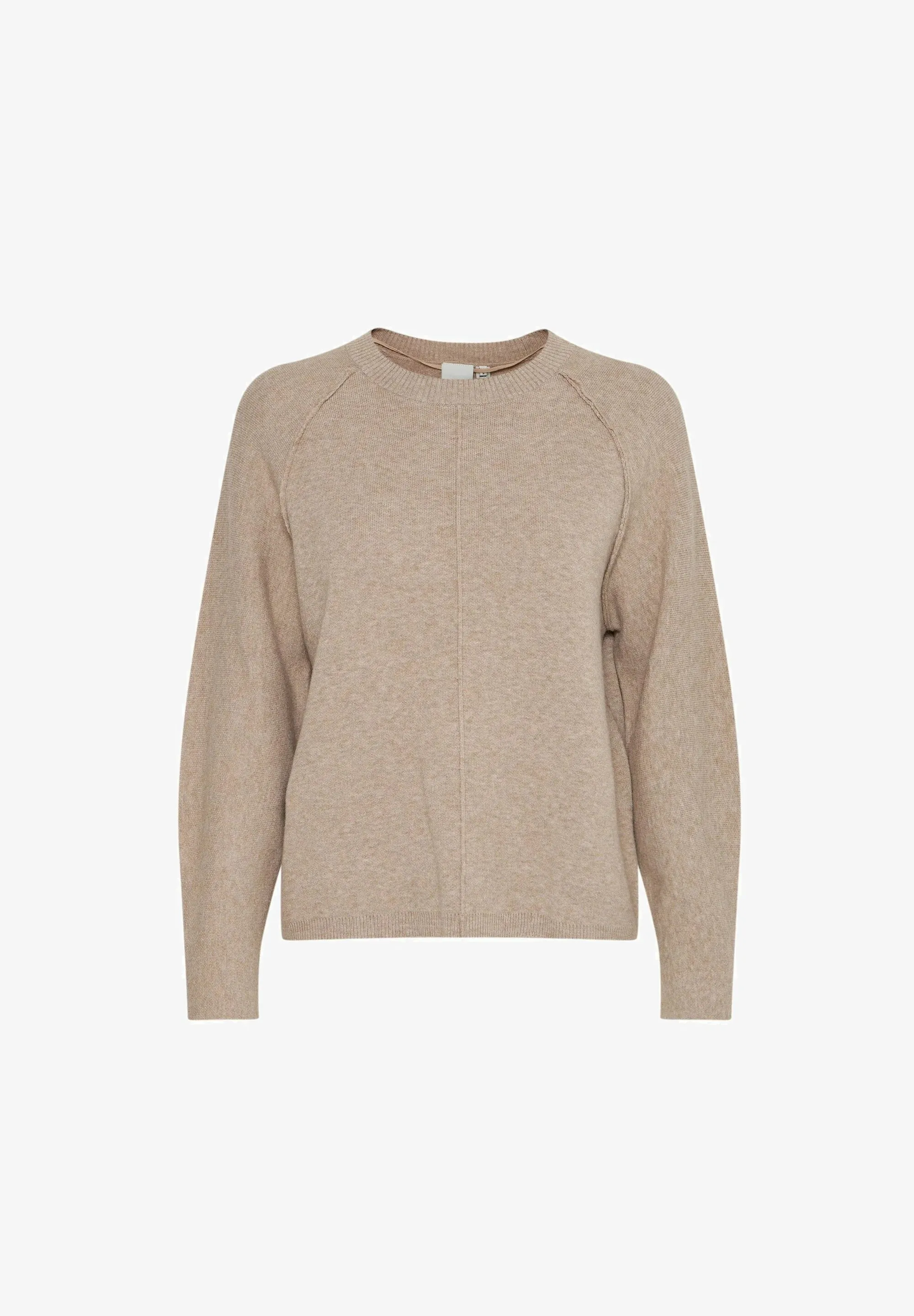 Ballia Long Sleeve Soft knit Jumper -String Melange