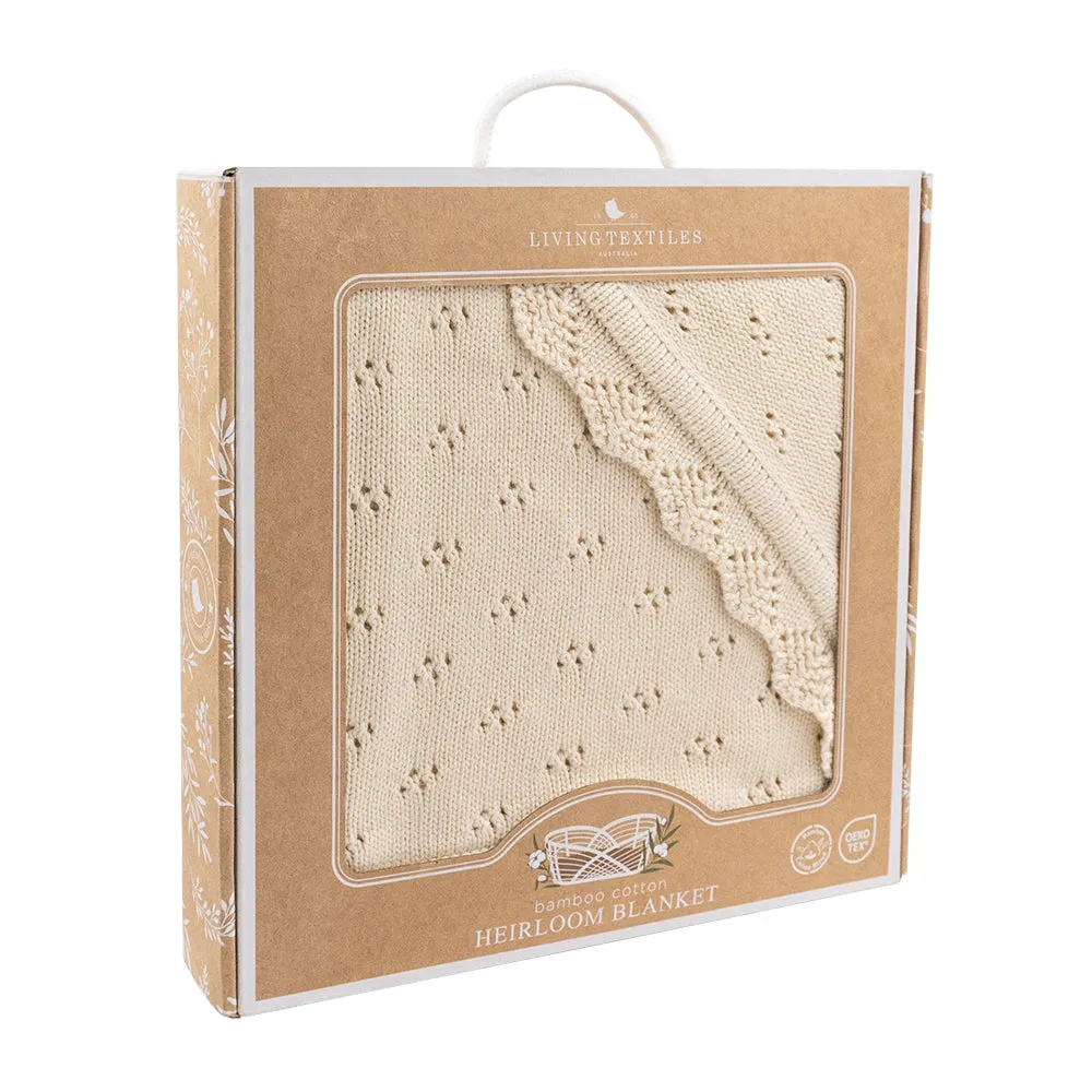Bamboo Cotton Heirloom Blanket - Sand