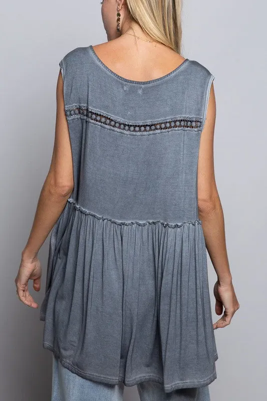 Basic Meets Feminine Knit Tank Top