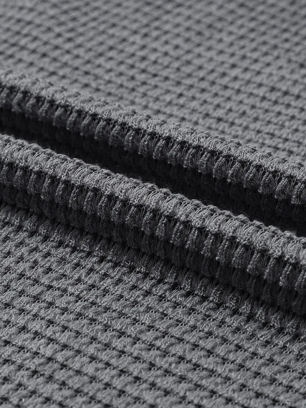 Basic Waffle Knit Top