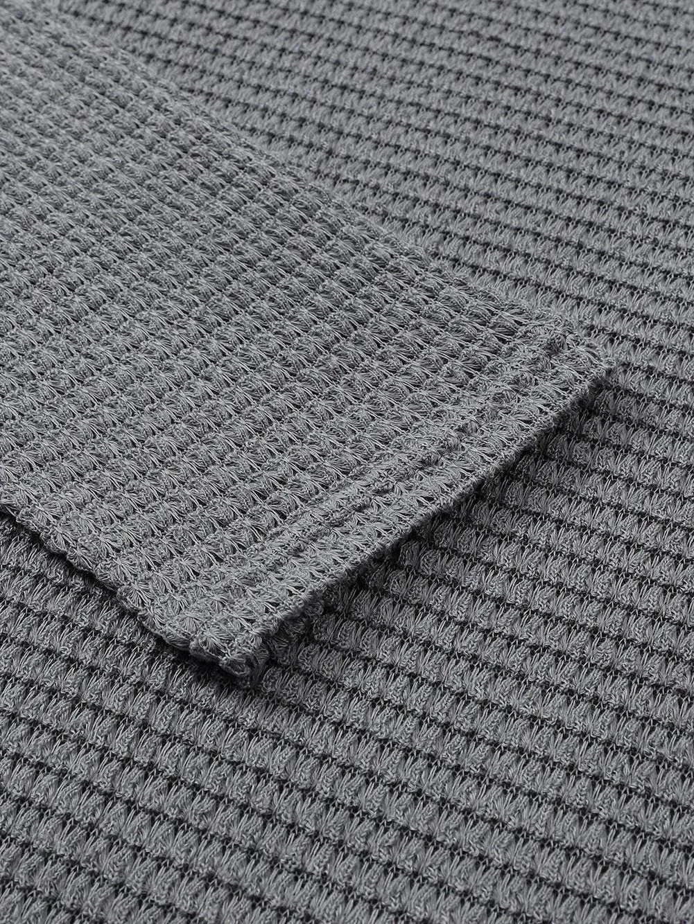 Basic Waffle Knit Top