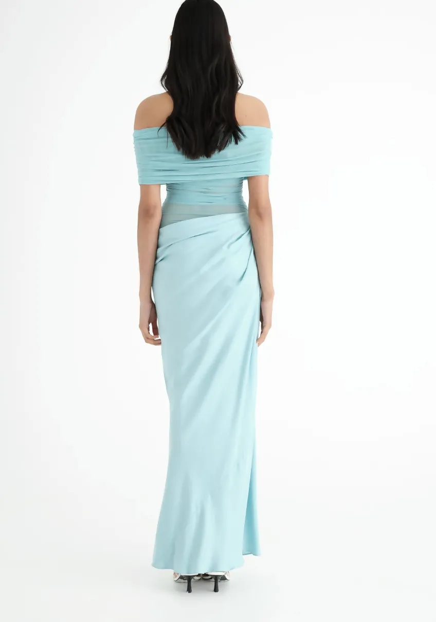 Benni Nico Off Shoulder Maxi Dress in Size 6