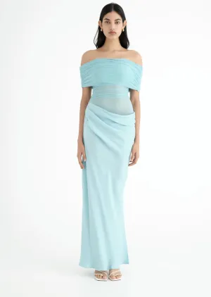Benni Nico Off Shoulder Maxi Dress in Size 6