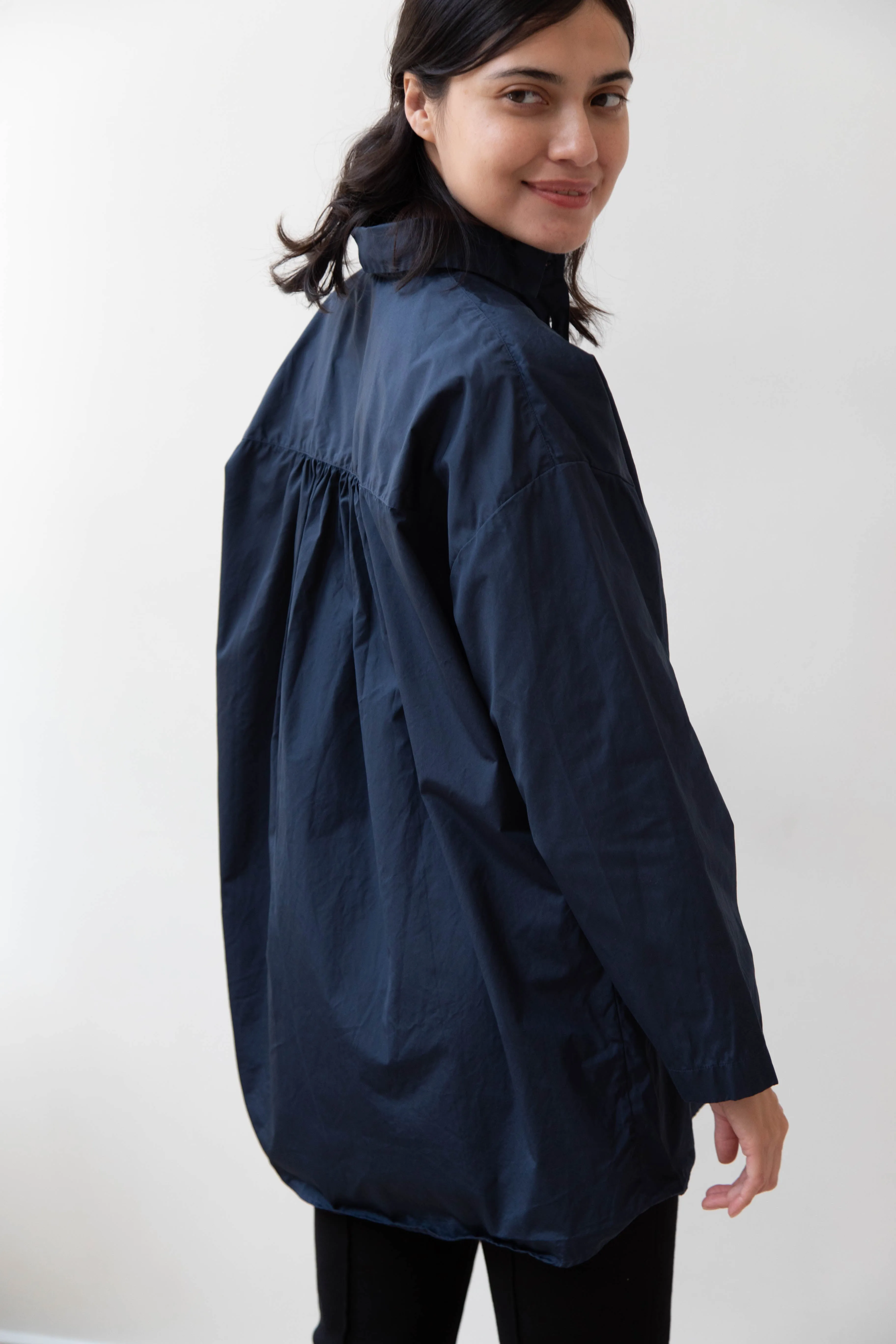 Bergfabel | Long Overshirt in Blue