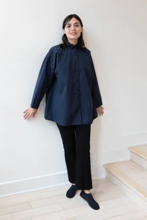 Bergfabel | Long Overshirt in Blue