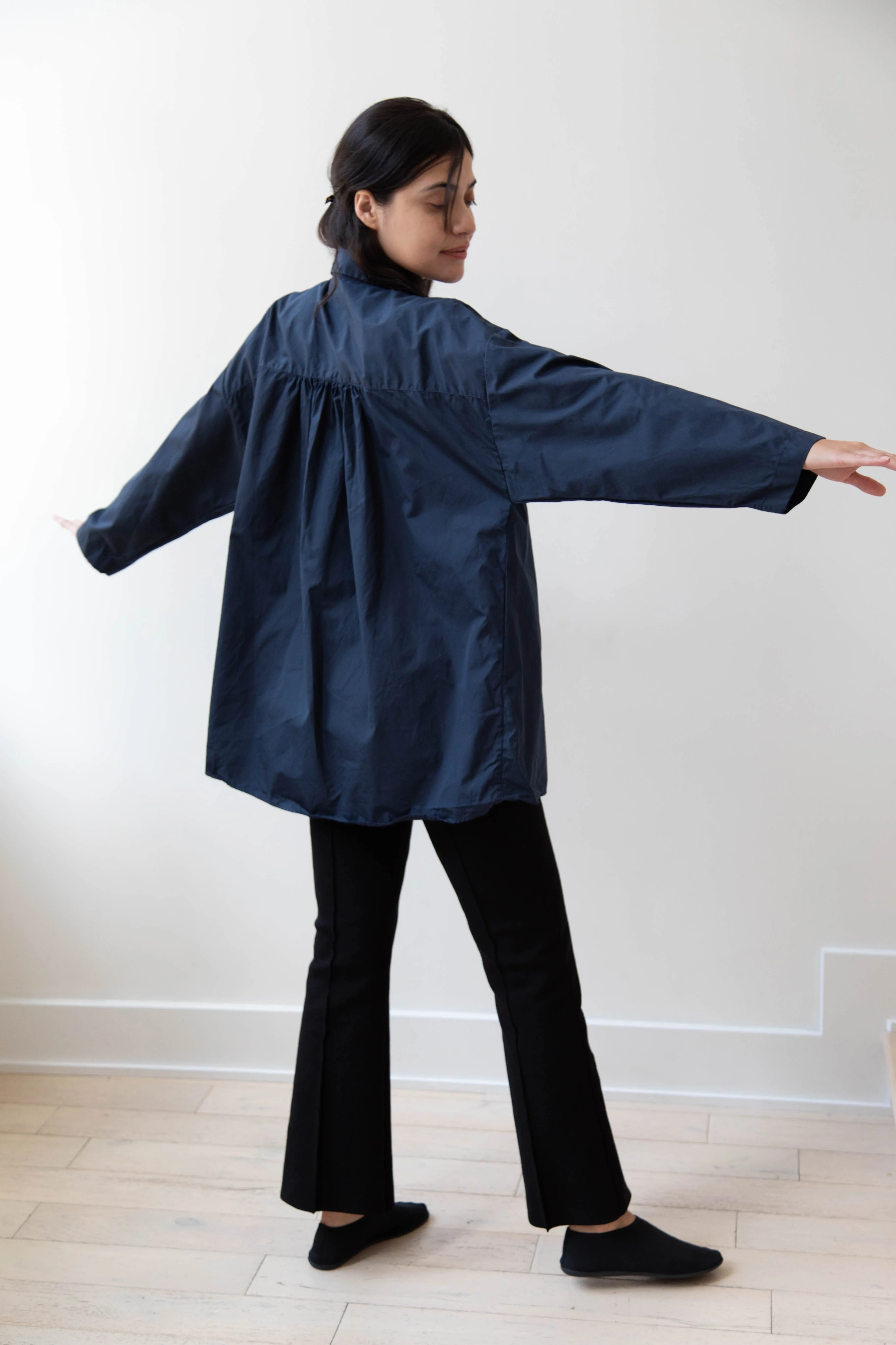 Bergfabel | Long Overshirt in Blue