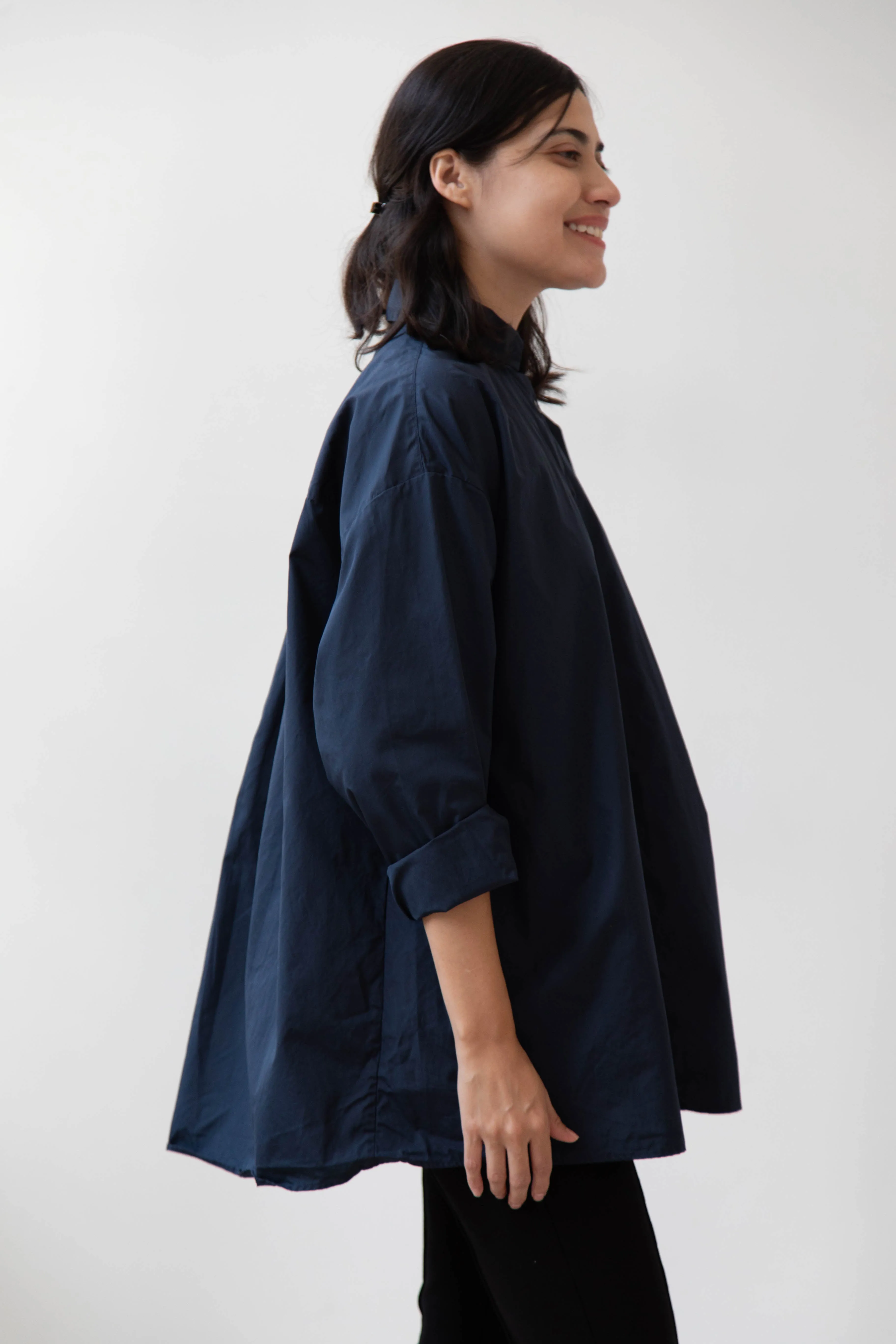 Bergfabel | Long Overshirt in Blue