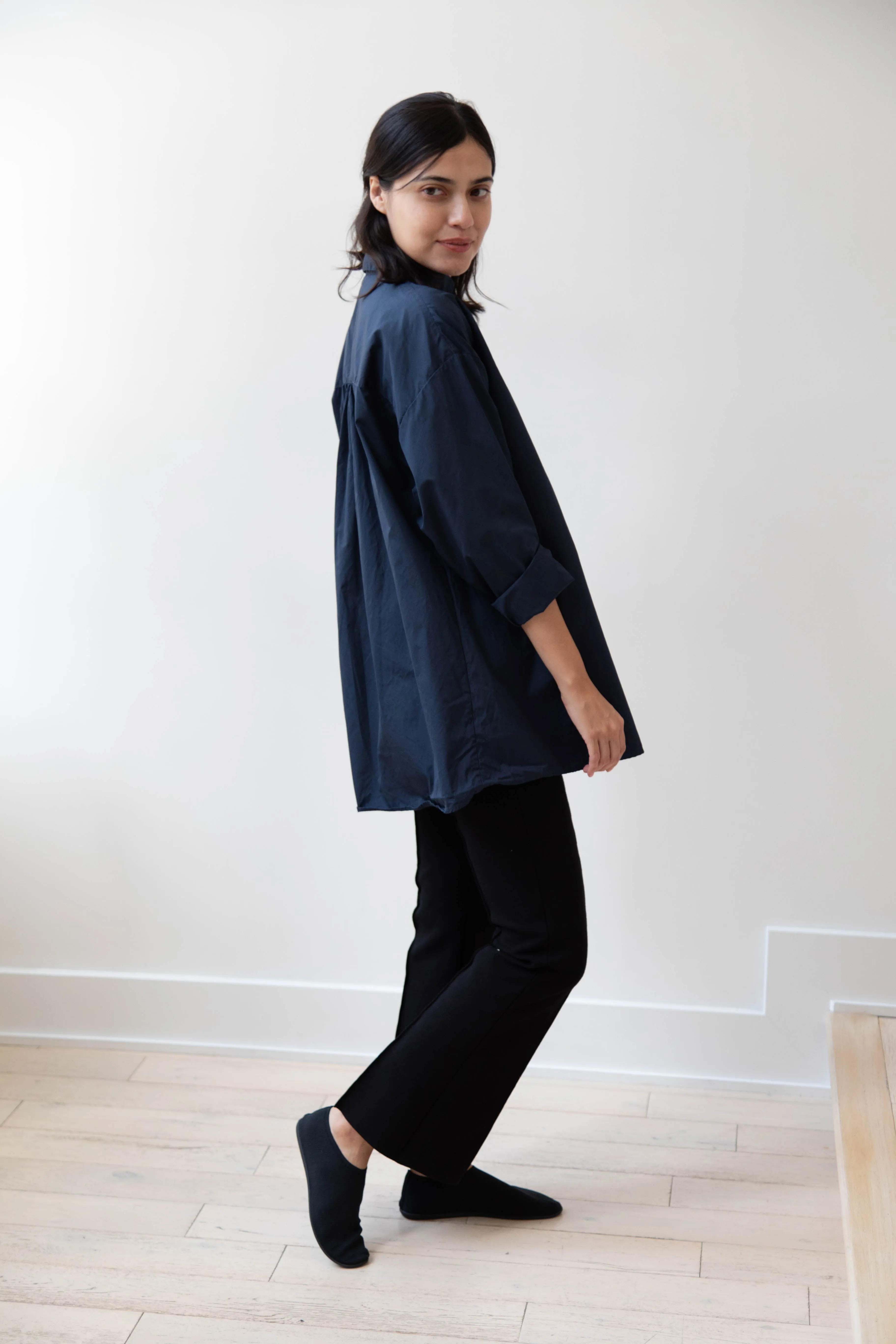 Bergfabel | Long Overshirt in Blue