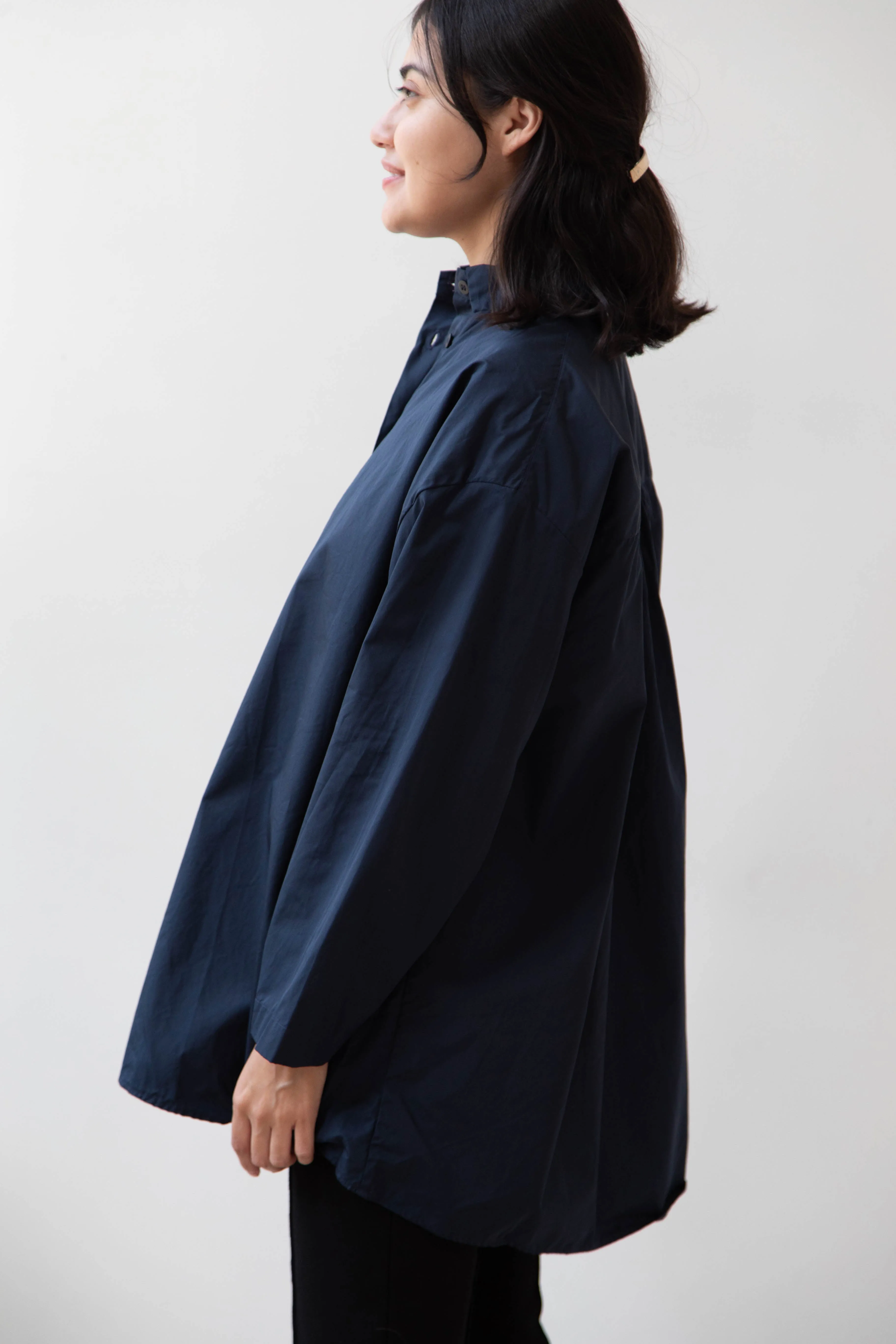 Bergfabel | Long Overshirt in Blue