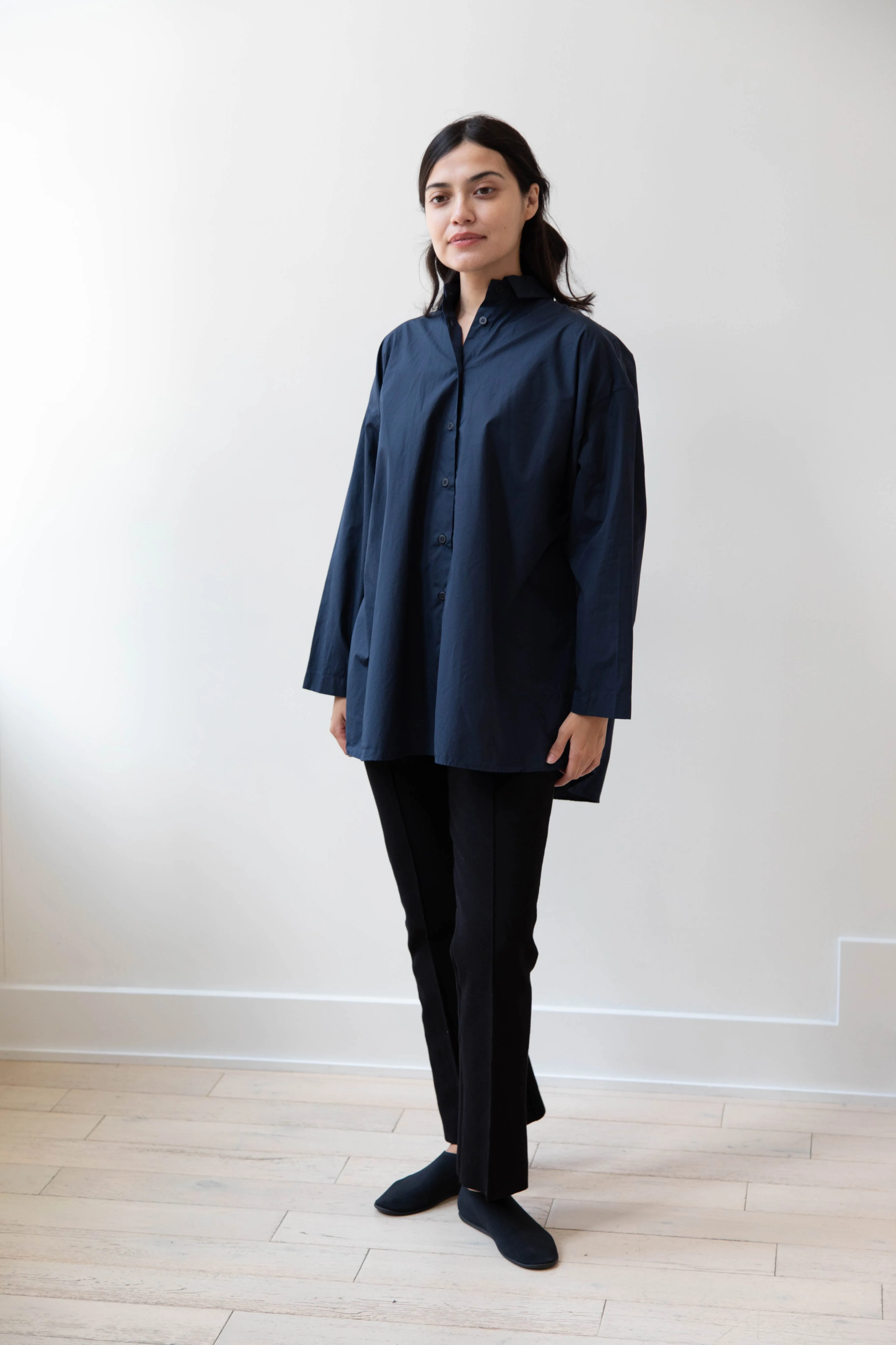 Bergfabel | Long Overshirt in Blue