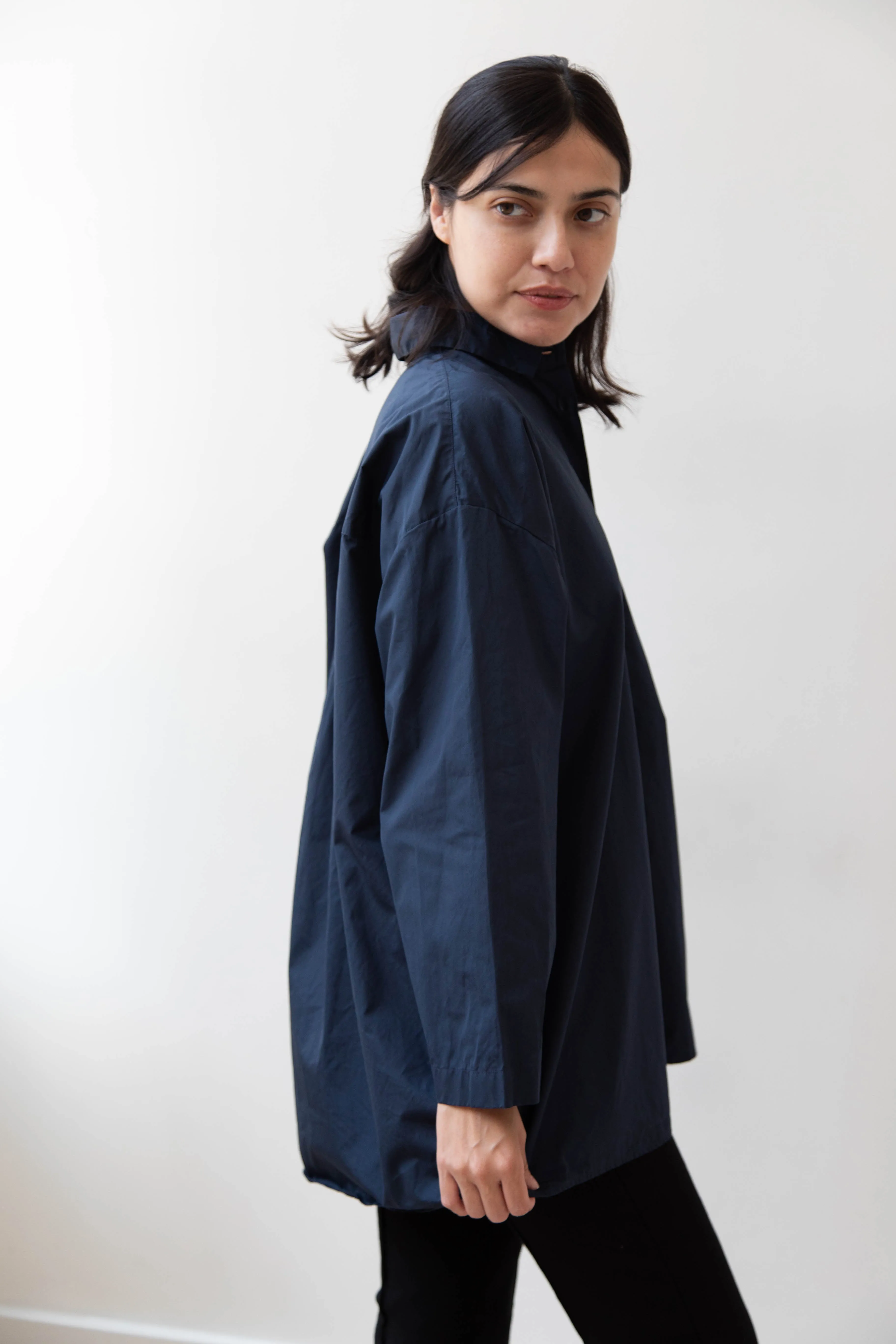 Bergfabel | Long Overshirt in Blue