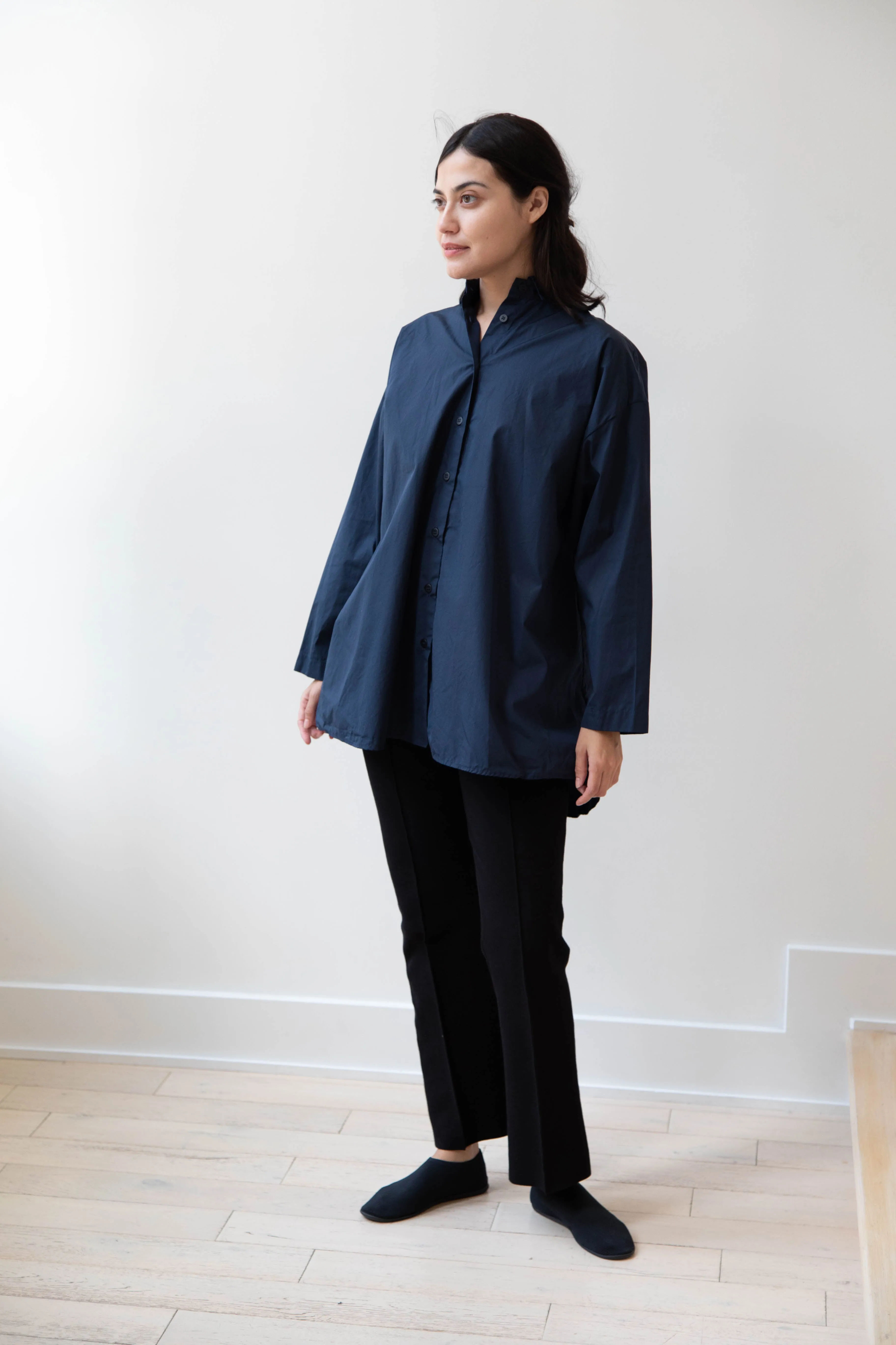 Bergfabel | Long Overshirt in Blue