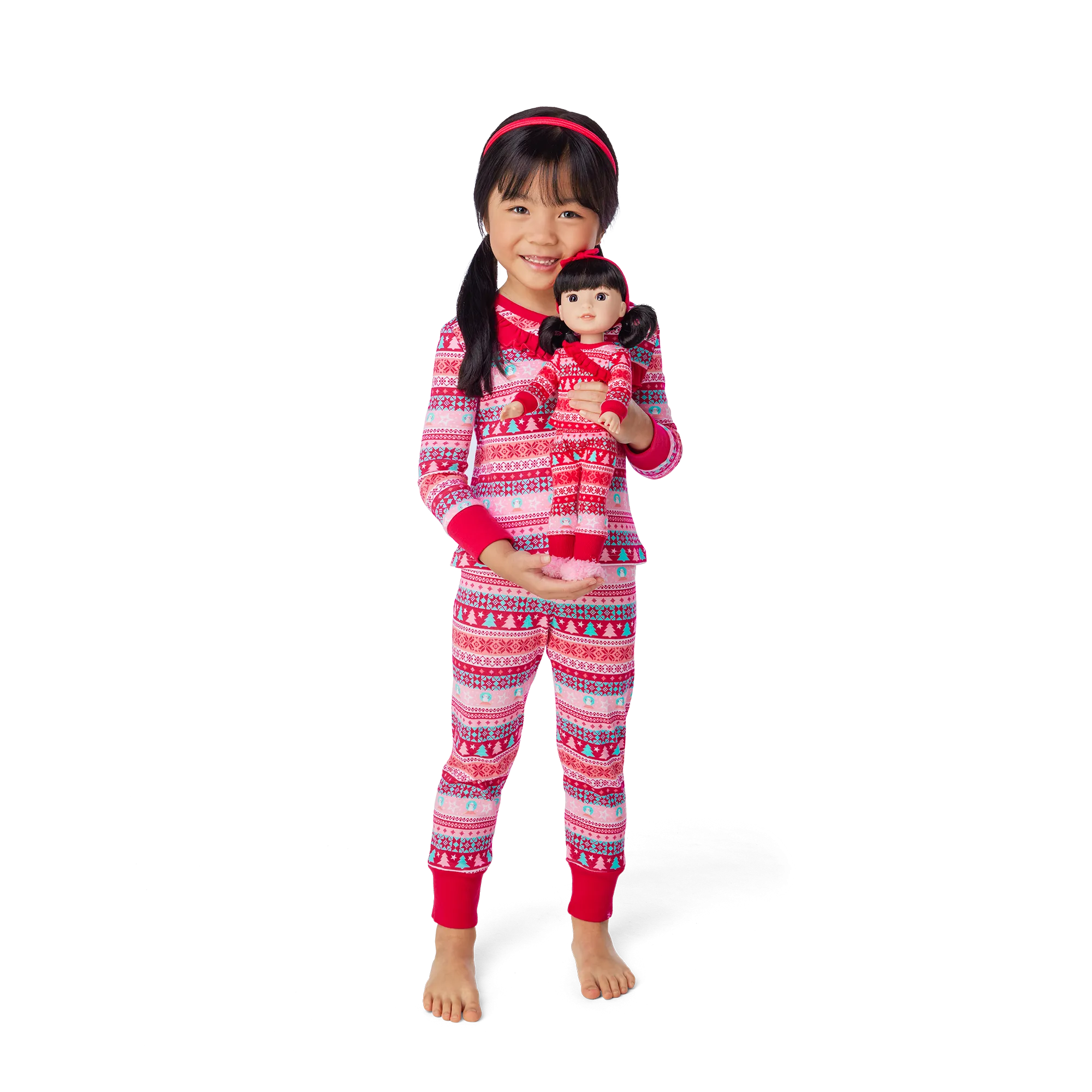 Berry Merry PJs for Little Girls & WellieWishers™ Dolls