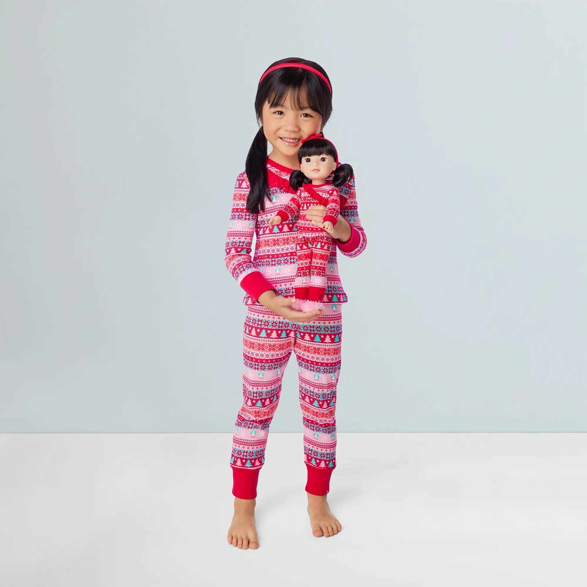 Berry Merry PJs for Little Girls & WellieWishers™ Dolls